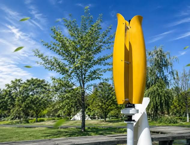 100W F Tulip-shaped Vertical Axis Wind Turbine – Image 3 of 4